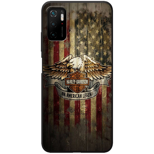 Чехол Boxface Xiaomi Redmi Note 10 5G Harley Davidson An American Legend