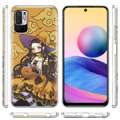 Чехол Boxface Xiaomi Redmi Note 10 5G Kamado Nezuko Halloween