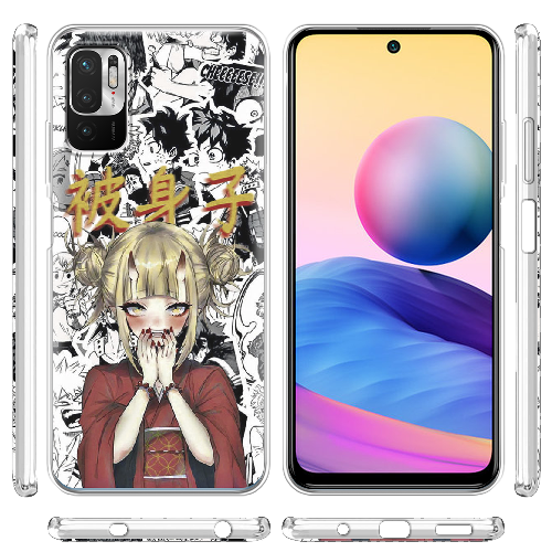 Чехол Boxface Xiaomi Redmi Note 10 5G Himiko Toga - My Hero Academia