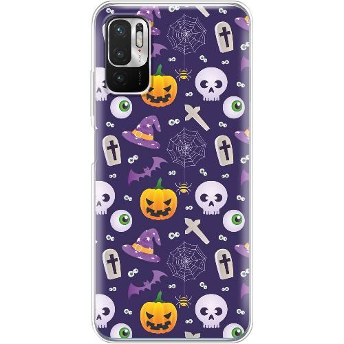 Чехол Boxface Xiaomi Redmi Note 10 5G Halloween Purple Mood