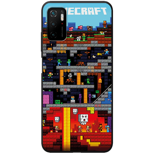 Чехол Boxface Xiaomi Redmi Note 10 5G Minecraft Lode Runner