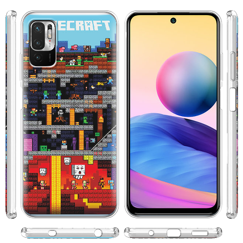 Чехол Boxface Xiaomi Redmi Note 10 5G Minecraft Lode Runner