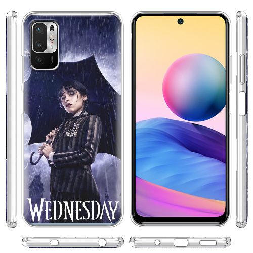 Чехол Boxface Xiaomi Redmi Note 10 5G Wednesday Addams