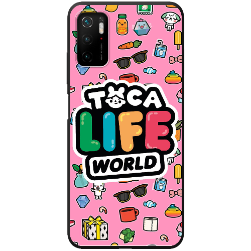 Чехол Boxface Xiaomi Redmi Note 10 5G Toca Boca Life World