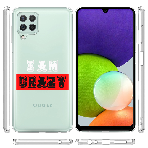 Чехол Boxface Samsung A225 Galaxy A22 I'm Crazy