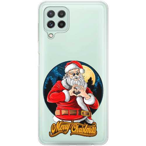 Чехол Boxface Samsung A225 Galaxy A22 Cool Santa and heart