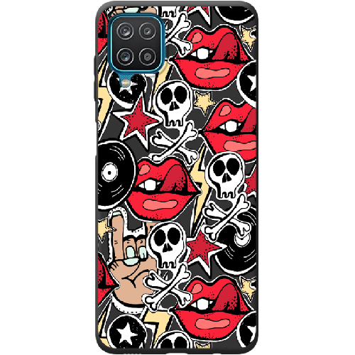 Чехол Boxface Samsung A225 Galaxy A22 Rock Graffiti