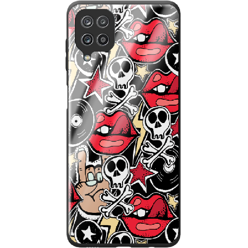 Чехол Boxface Samsung A225 Galaxy A22 Rock Graffiti