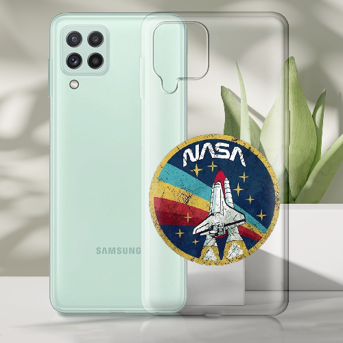 Чехол Boxface Samsung A225 Galaxy A22 Space Shuttle NASA