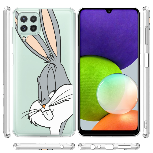 Чехол Boxface Samsung A225 Galaxy A22 Lucky Rabbit