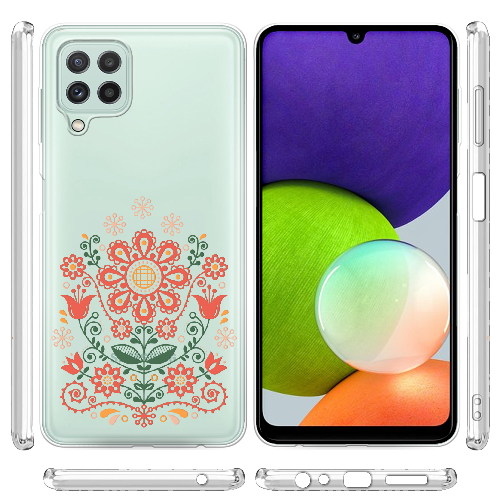 Чехол Boxface Samsung A225 Galaxy A22 Ukrainian Ornament