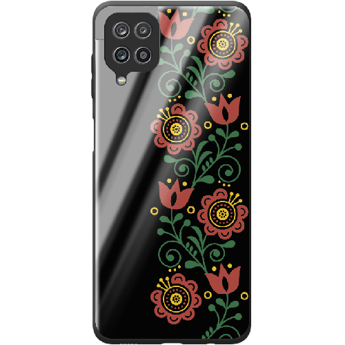 Чехол Boxface Samsung A225 Galaxy A22 Ethno Flower