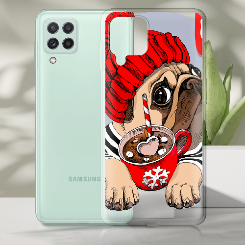 Чехол Boxface Samsung A225 Galaxy A22 Winter Puggy