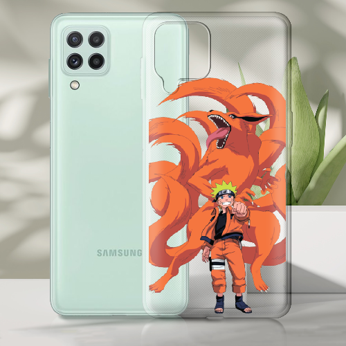 Чехол Boxface Samsung A225 Galaxy A22 Naruto and Kurama