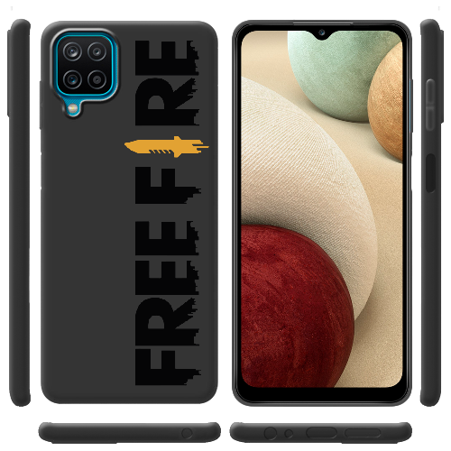 Чехол Boxface Samsung A225 Galaxy A22 Черный Free Fire