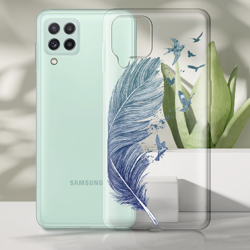 Чехол Boxface Samsung A225 Galaxy A22 Feather