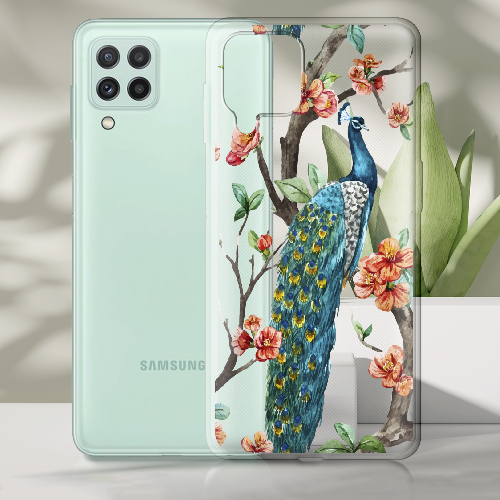 Чехол Boxface Samsung A225 Galaxy A22 Noble Peacock