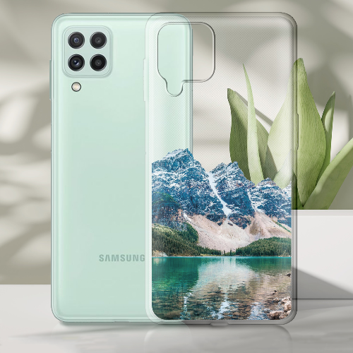 Чехол Boxface Samsung A225 Galaxy A22 Blue Mountain