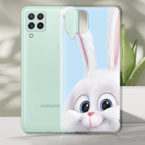 Чехол Boxface Samsung A225 Galaxy A22 Кролик Снежок