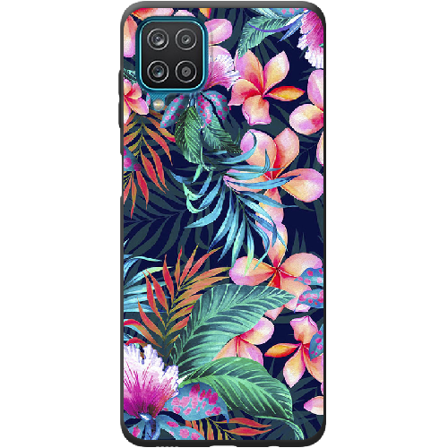 Чехол Boxface Samsung A225 Galaxy A22 flowers in the tropics