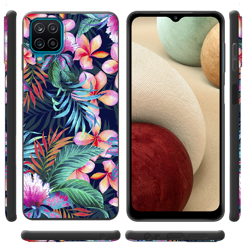 Чехол Boxface Samsung A225 Galaxy A22 flowers in the tropics