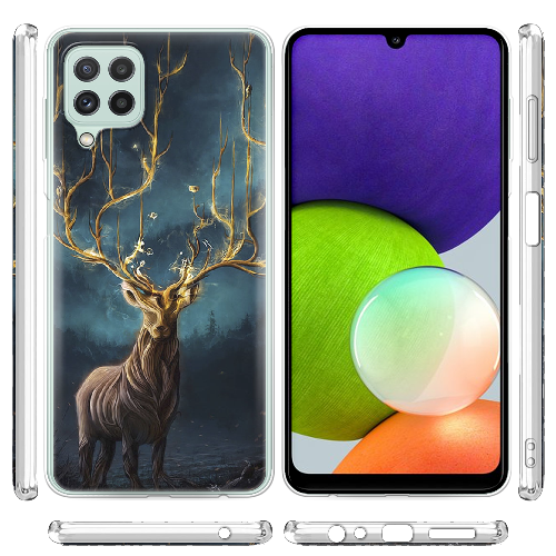 Чехол Boxface Samsung A225 Galaxy A22 Fairy Deer