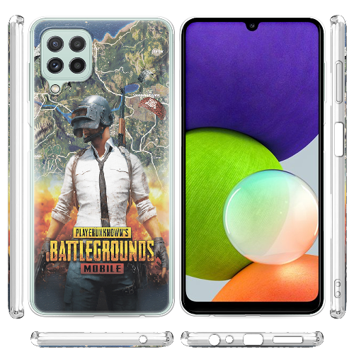 Чехол Boxface Samsung A225 Galaxy A22 PUBG Mobile