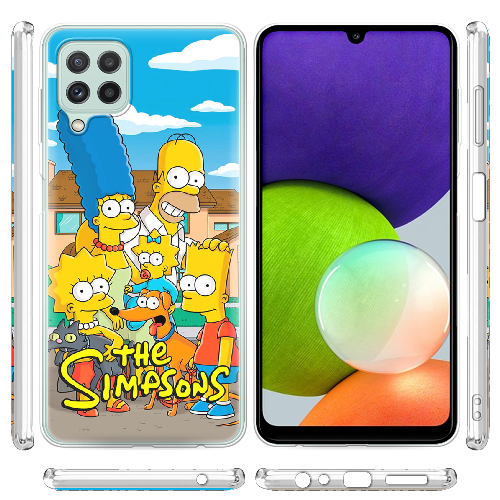 Чехол Boxface Samsung A225 Galaxy A22 the simpsons