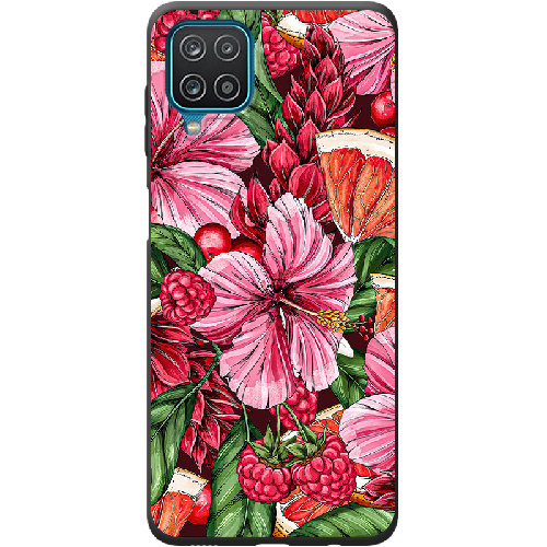 Чехол Boxface Samsung A225 Galaxy A22 Tropical Flowers