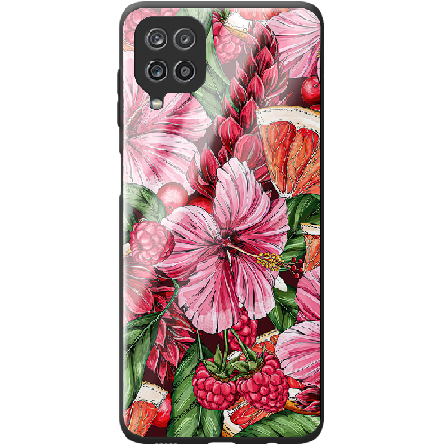 Чехол Boxface Samsung A225 Galaxy A22 Tropical Flowers