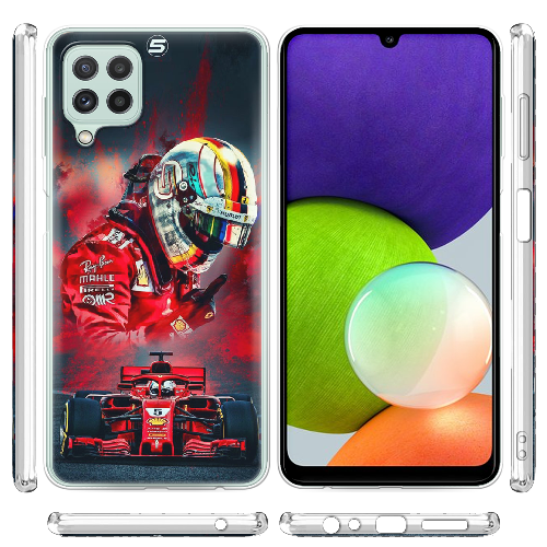 Чехол Boxface Samsung A225 Galaxy A22 Racing Car