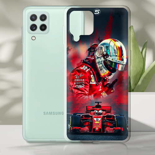 Чехол Boxface Samsung A225 Galaxy A22 Racing Car