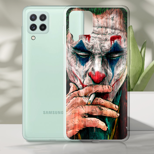 Чехол Boxface Samsung A225 Galaxy A22 Joker Smoking