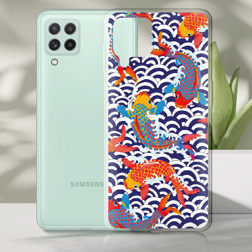 Чехол Boxface Samsung A225 Galaxy A22 Koi Fish