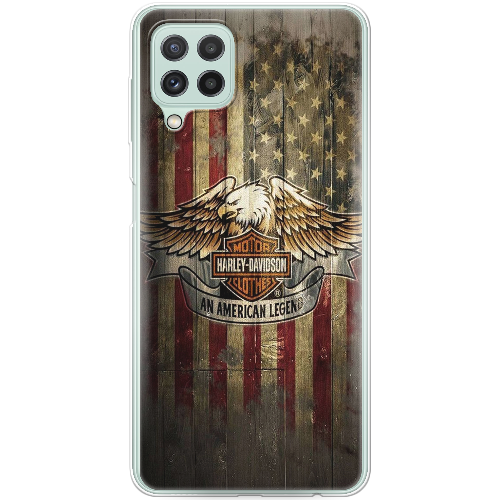 Чехол Boxface Samsung A225 Galaxy A22 Harley Davidson An American Legend