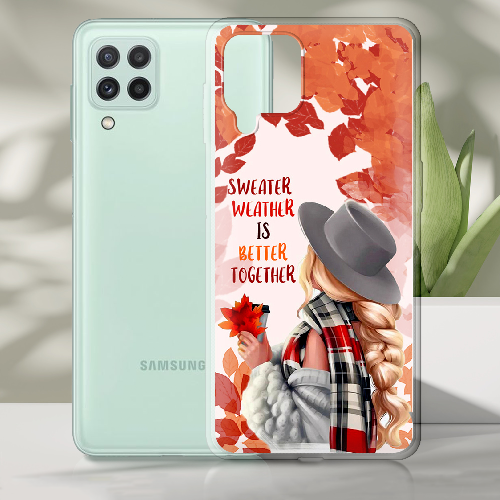 Чехол Boxface Samsung A225 Galaxy A22 Sweater Weather