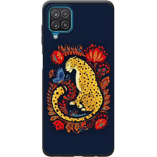 Чехол Boxface Samsung A225 Galaxy A22 Petrykivka Leopard