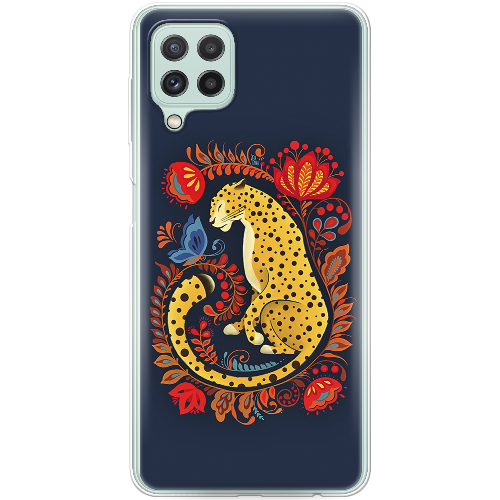 Чехол Boxface Samsung A225 Galaxy A22 Petrykivka Leopard