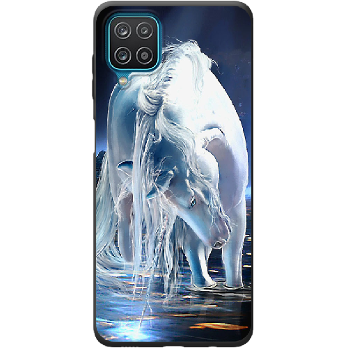 Чехол Boxface Samsung A225 Galaxy A22 White Horse