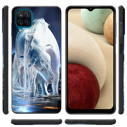 Чехол Boxface Samsung A225 Galaxy A22 White Horse