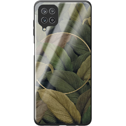 Чехол Boxface Samsung A225 Galaxy A22 Green Leaf