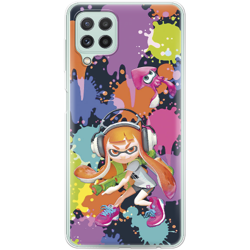 Чехол Boxface Samsung A225 Galaxy A22 Splatoon Inklings