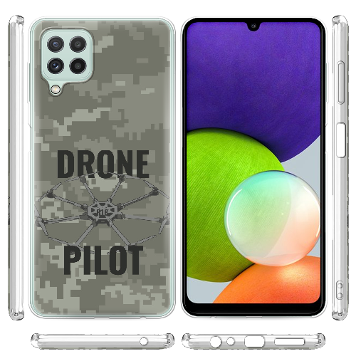 Чехол Boxface Samsung A225 Galaxy A22 Drone Pilot