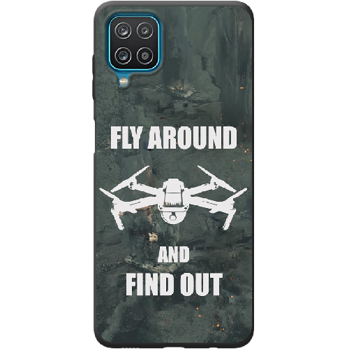 Чехол Boxface Samsung A225 Galaxy A22 Дрон Fly Around