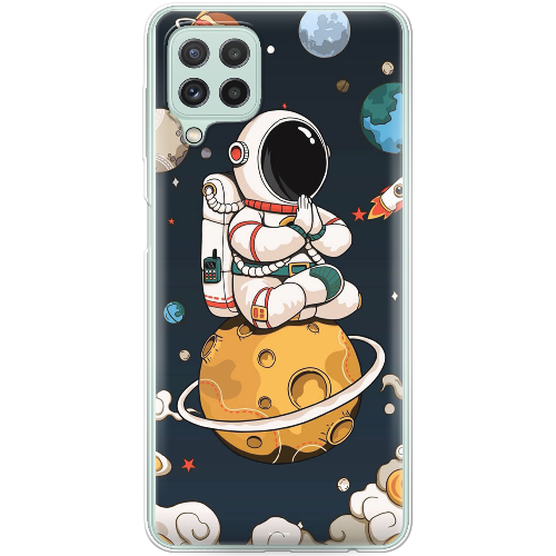 Чехол Boxface Samsung A225 Galaxy A22 Astronaut