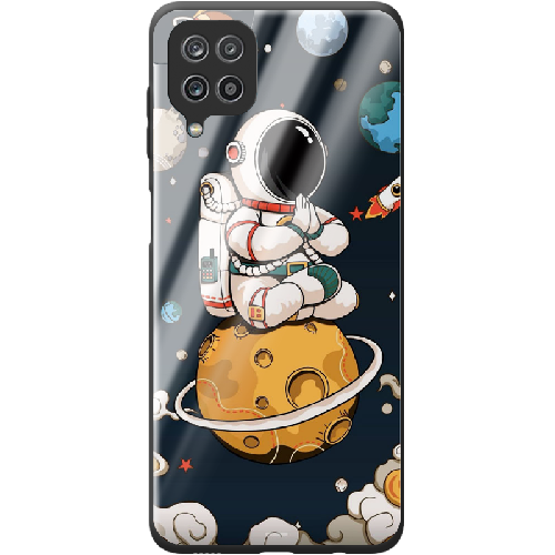 Чехол Boxface Samsung A225 Galaxy A22 Astronaut