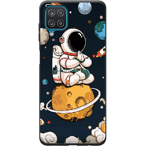 Чехол Boxface Samsung A225 Galaxy A22 Astronaut