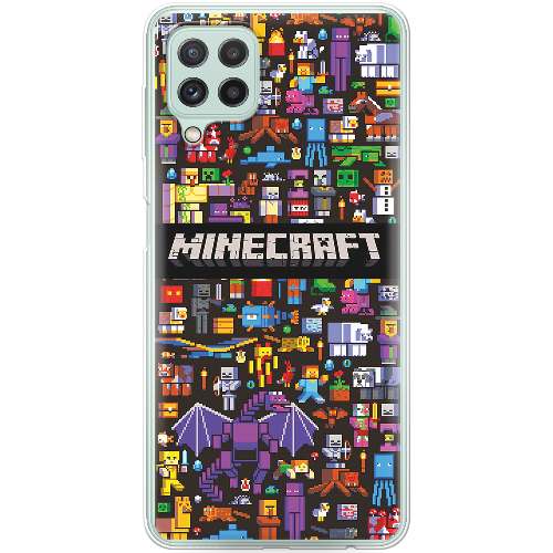 Чехол Boxface Samsung A225 Galaxy A22 Minecraft Mobbery