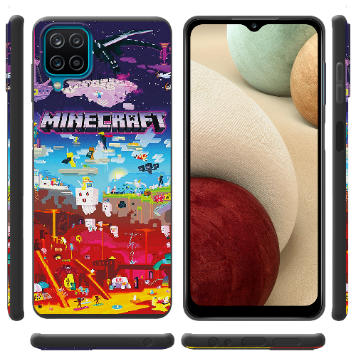 Чехол Boxface Samsung A225 Galaxy A22 Minecraft World Beyond