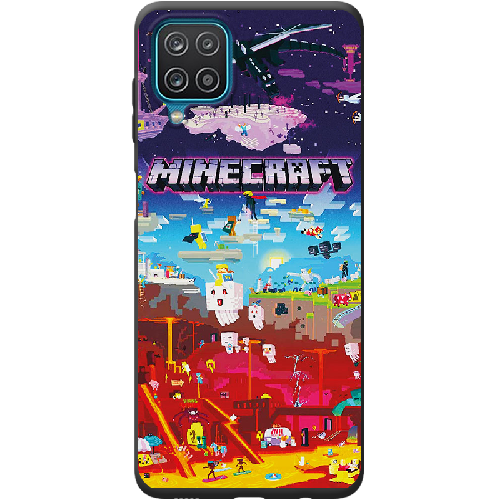 Чехол Boxface Samsung A225 Galaxy A22 Minecraft World Beyond